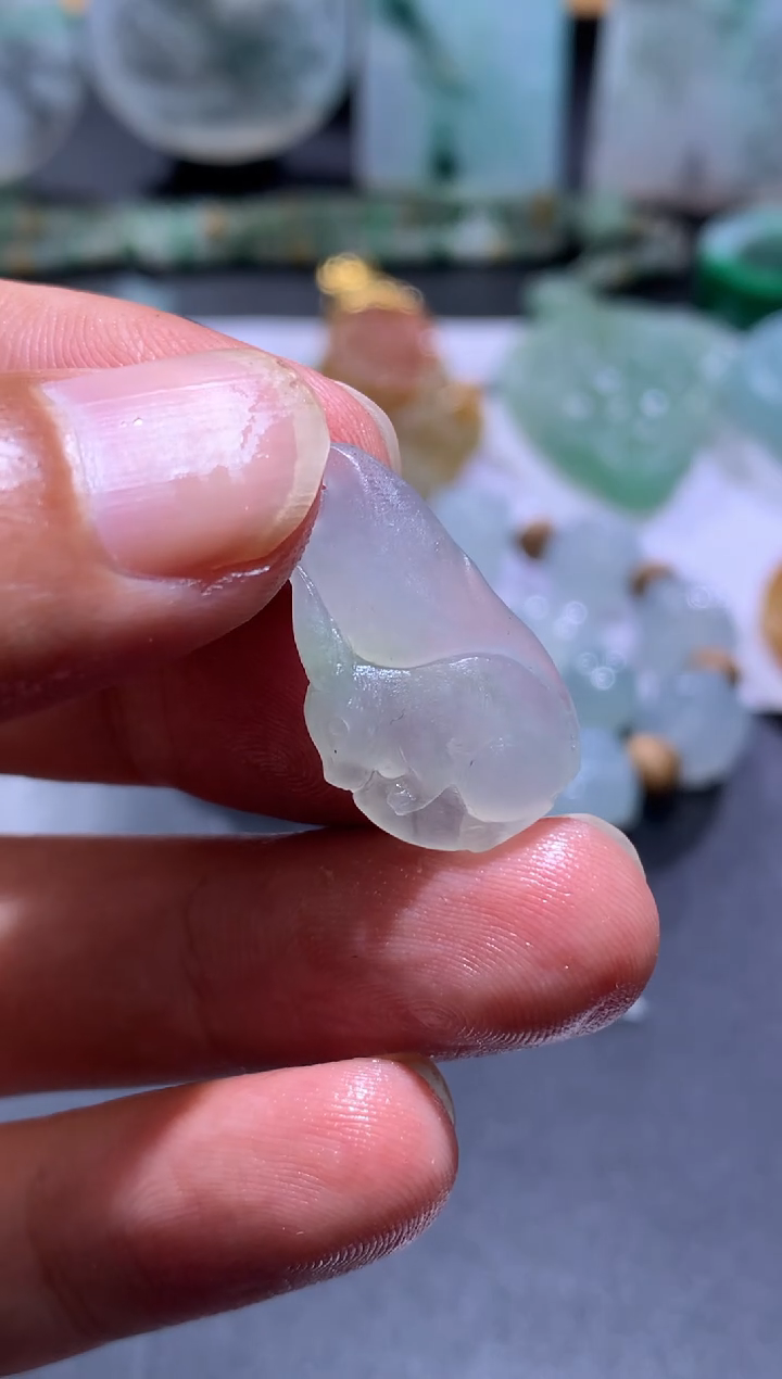 【闪购商品】定制翡翠未镶嵌松鼠