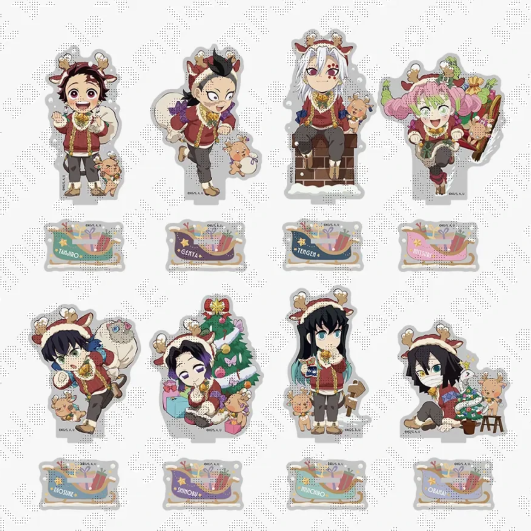 鬼灭之刃圣诞节亚克力立牌盲盒