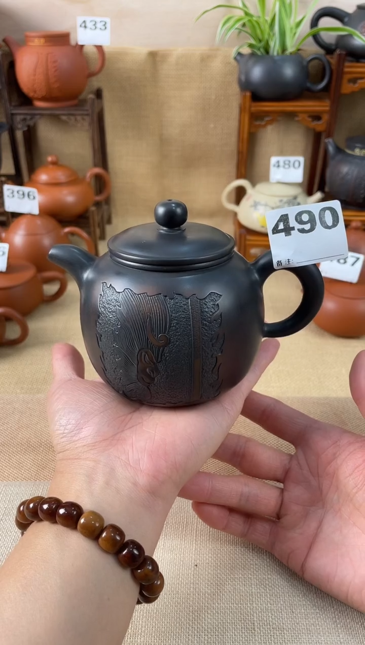 少***乖 建水紫陶单壶瑕疵放漏/A 490