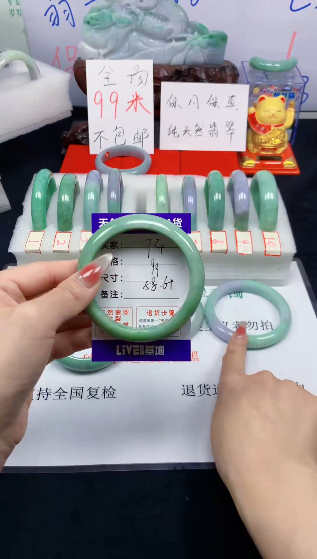 未镶嵌手镯翡翠74