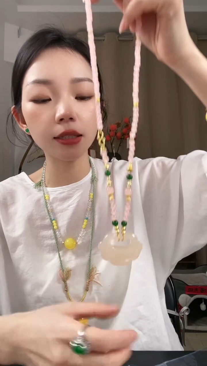 【闪购商品】琥珀颈饰未镶嵌E363EEEEE