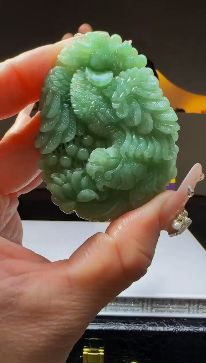 【闪购商品】定制翡翠未镶嵌Q04185翡翠毛货
