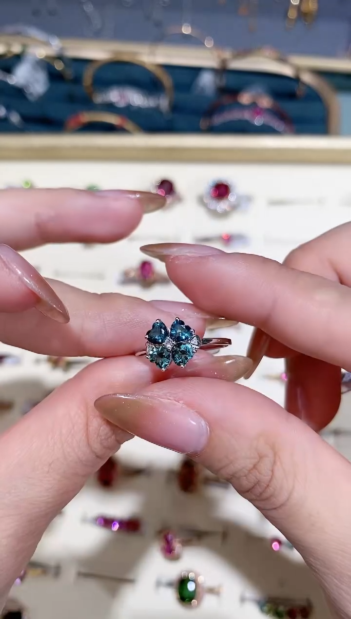 【闪购商品】碧玺戒指18K金镶嵌戒指