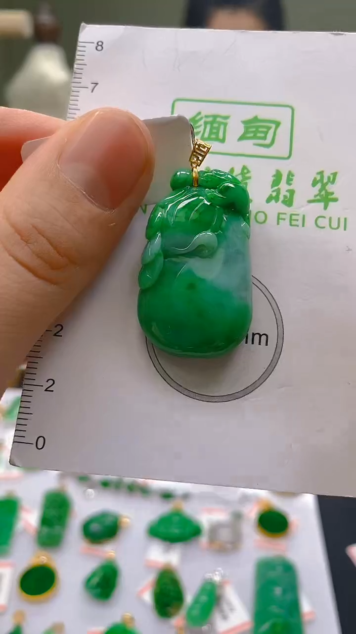 【闪购商品】翡翠颈饰18K金镶嵌新号开播，全场乱卖