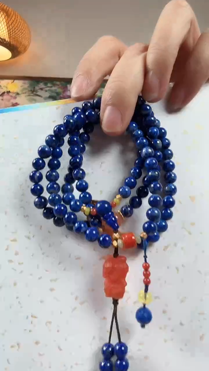 未镶嵌青金石手链手串