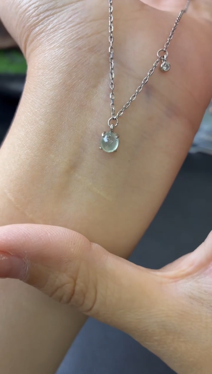 项链银S925镶嵌翡翠吊坠 多样性发一件