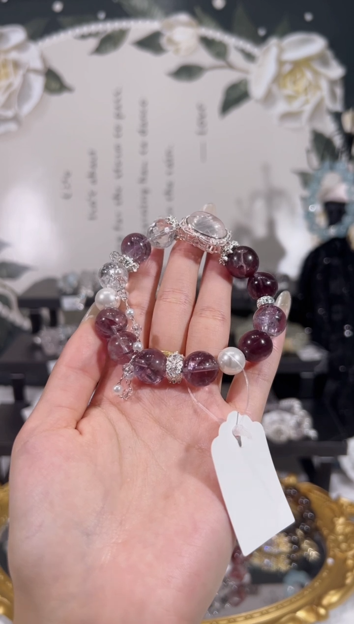 【闪购商品】水晶手链未镶嵌天然水晶默认微瑕 多样性发货发其一