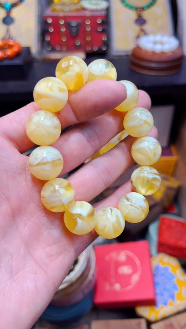 【闪购商品】蜜蜡裸石未镶嵌Q瑞哥专属高端精品61