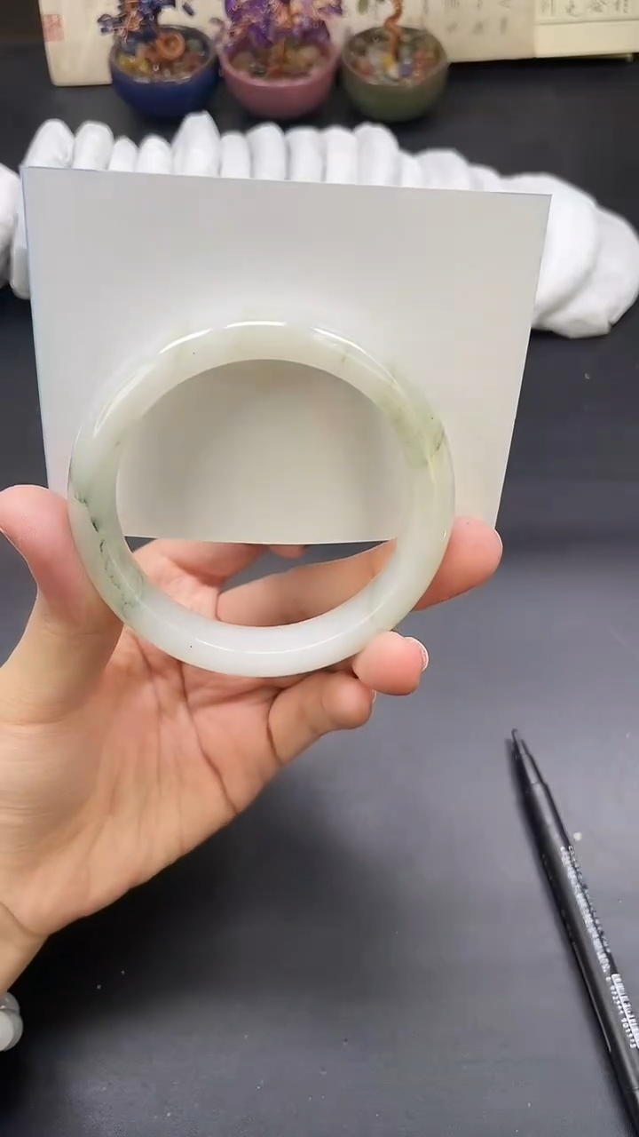 未镶嵌手镯石英质玉A138-57`58