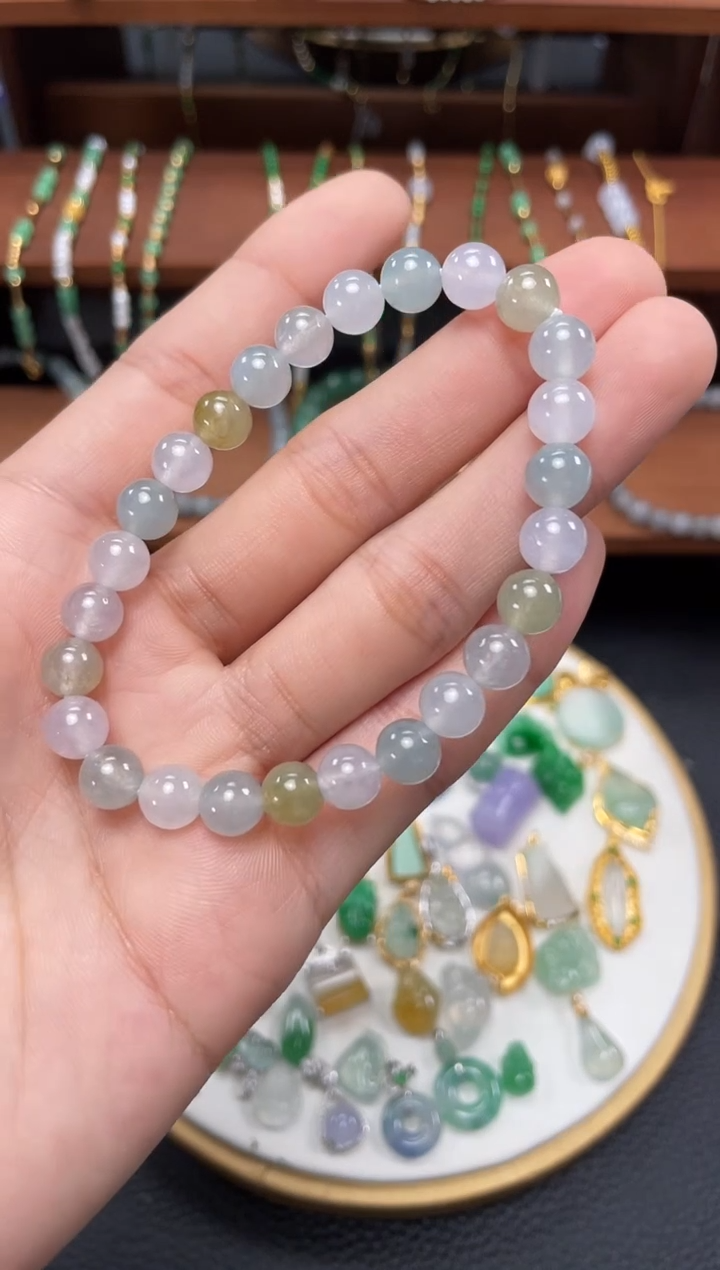 【闪购商品】翡翠套链未镶嵌一个   JK283