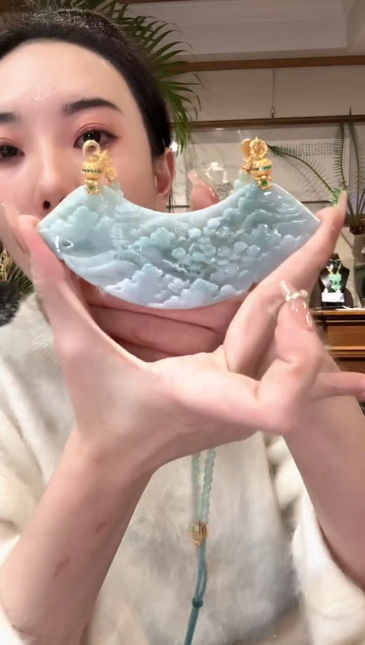 【闪购商品】翡翠颈饰未镶嵌国风