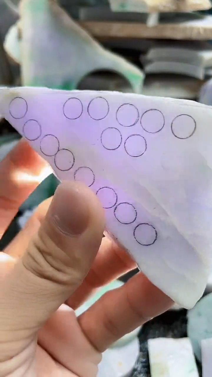 裸石翡翠天然A货翡翠板料