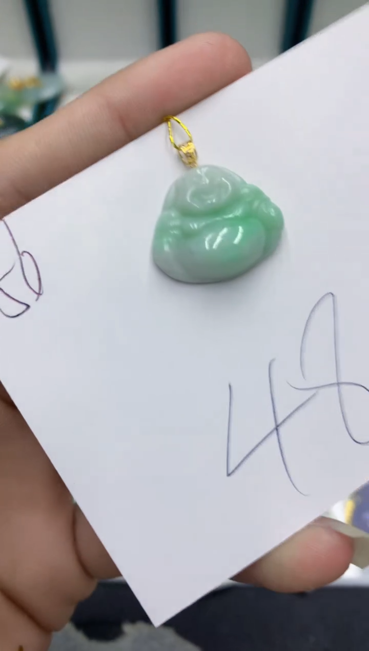 【闪购商品】翡翠颈饰18K金镶嵌翡翠