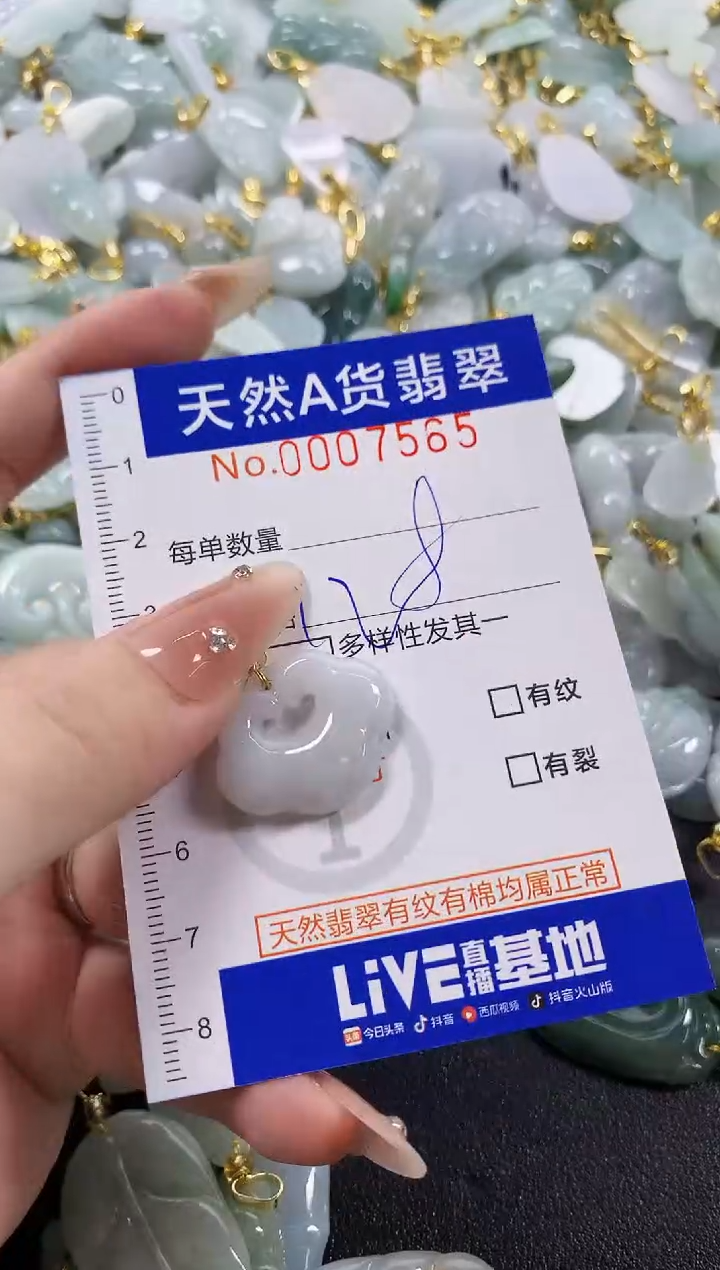 颈饰未镶嵌翡翠天然A货翡翠