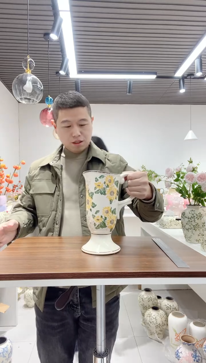 样品向日葵单耳壶大号