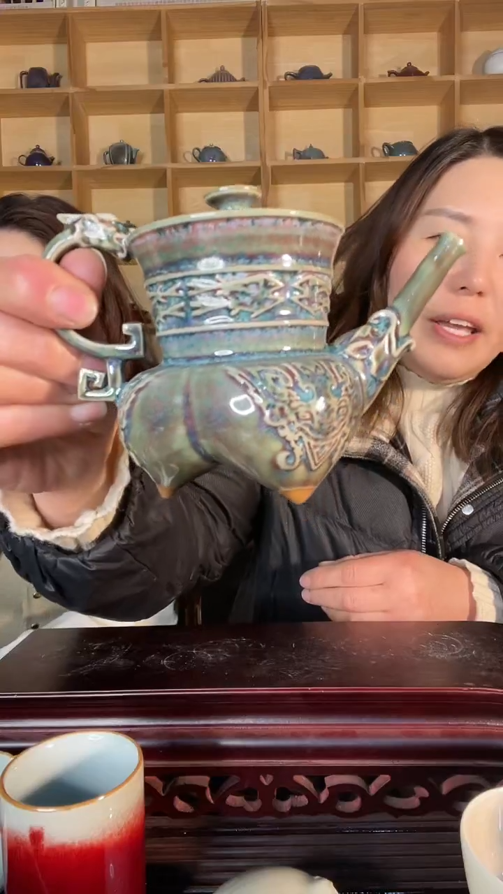 【闪购商品】摆件土魂钧瓷 仰韶印象