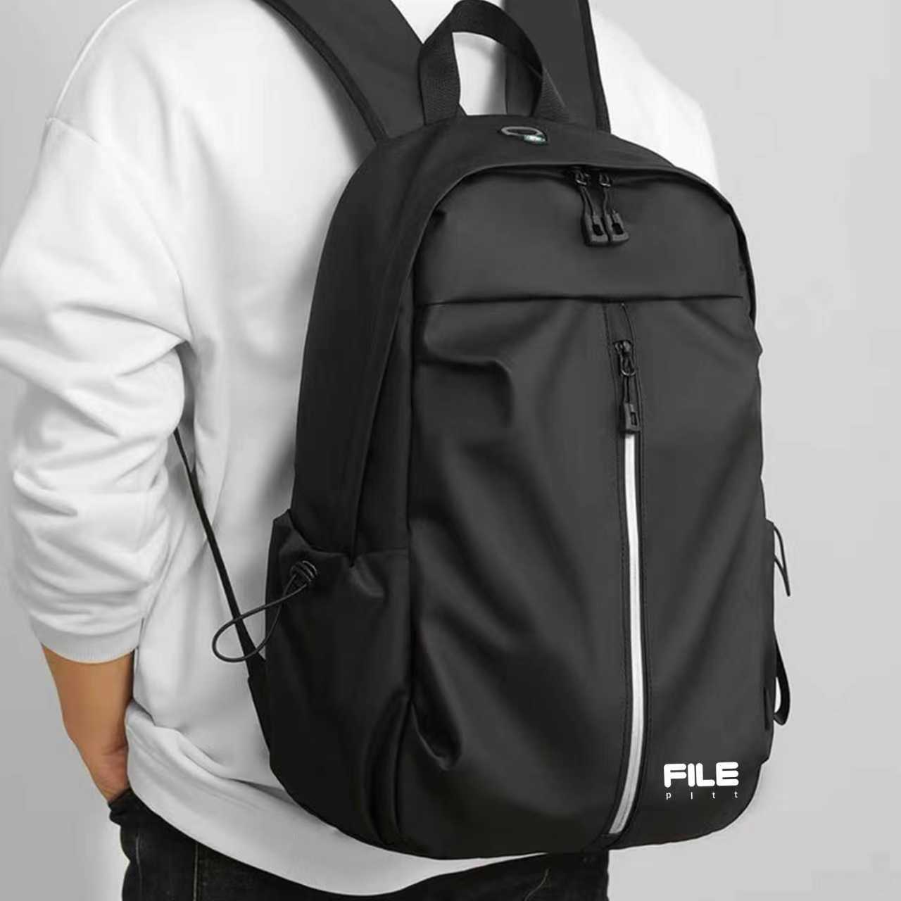 【FILE Pltt】潮流户外耐磨双肩包防水刮擦日常通勤上下班书包9110