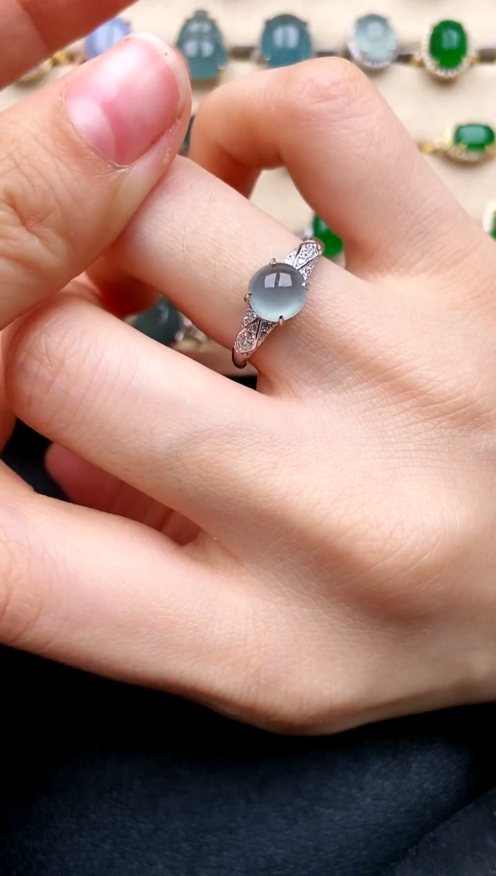 【闪购商品】翡翠戒指银S925镶嵌.....