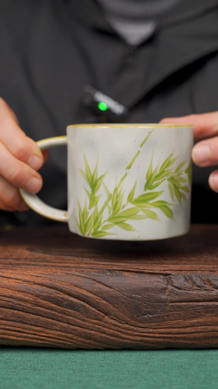 【闪购商品】瓷片61寻一缕瓷香杯釉下手工手绘瓷器