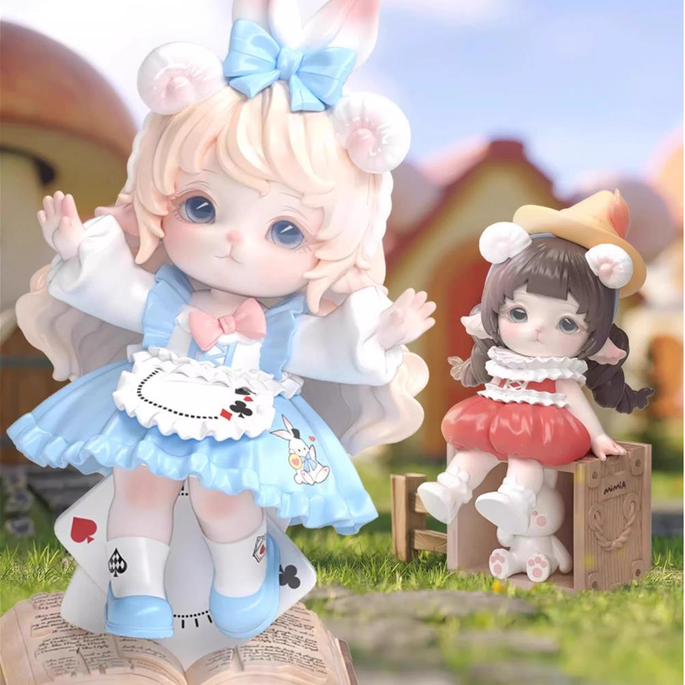 （拆盒）MIMIA寻找羊角村系列潮玩盲盒手办