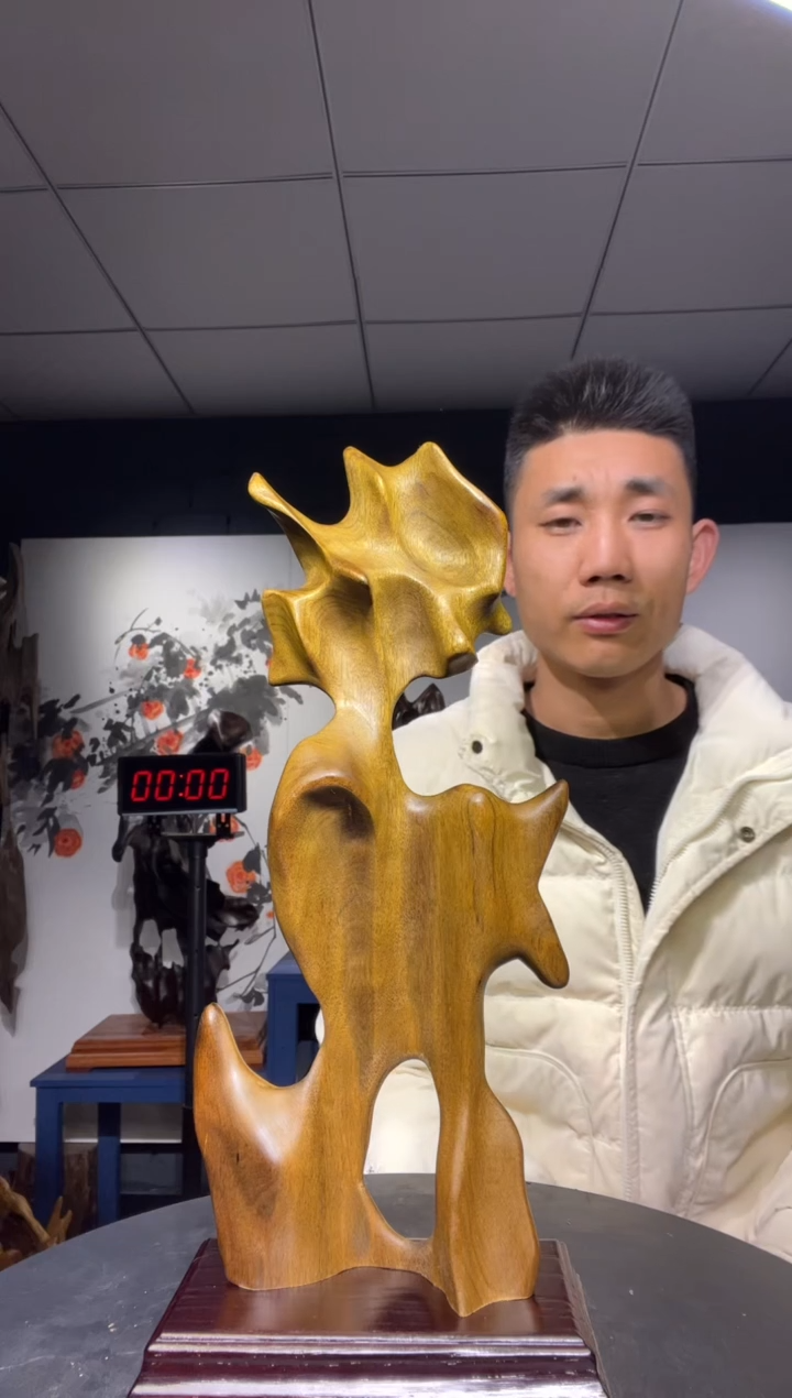 【闪购商品】金丝楠木雕金丝楠木工艺品摆件