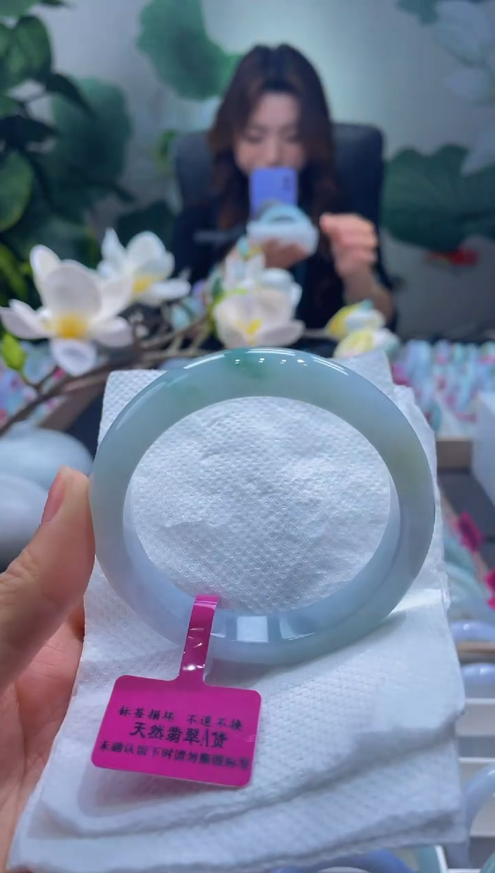 【闪购商品】翡翠未镶嵌手镯606手镯57