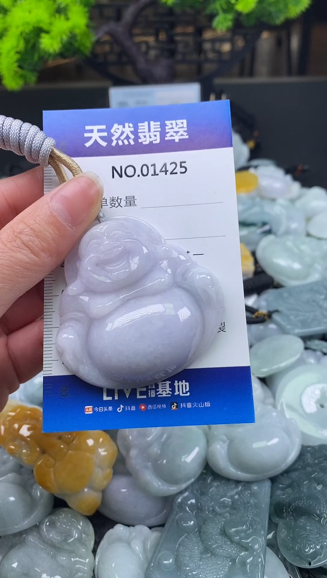 颈饰未镶嵌翡翠天然缅甸翡翠1425