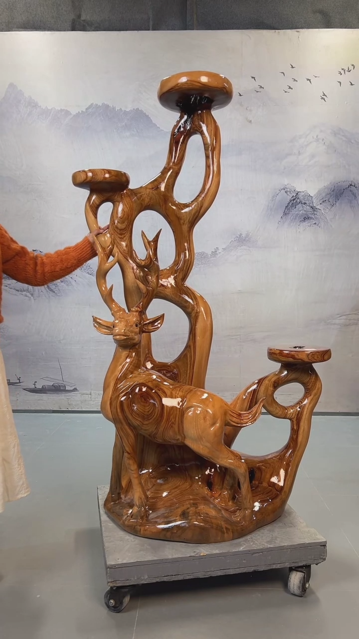 【闪购商品】香樟木香樟木整体无拼接一路同行花架