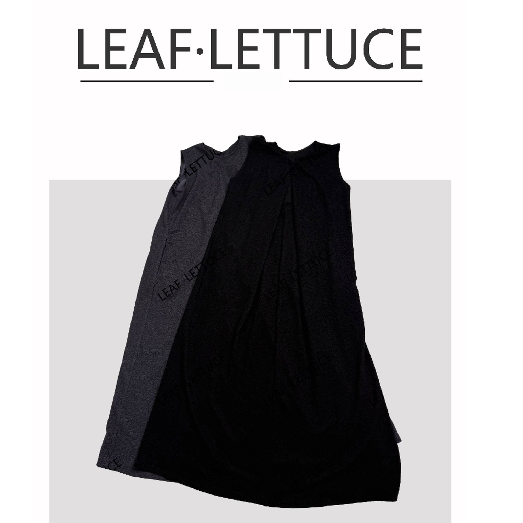 【LEAF LETTUCE】00124/5265针织长款无袖连衣裙