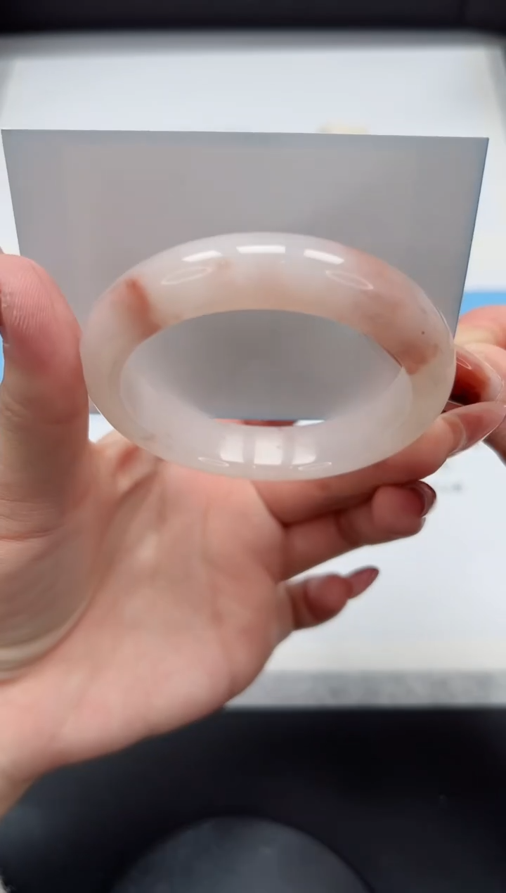 【闪购商品】石英质玉手镯未镶嵌138/桃花53.6