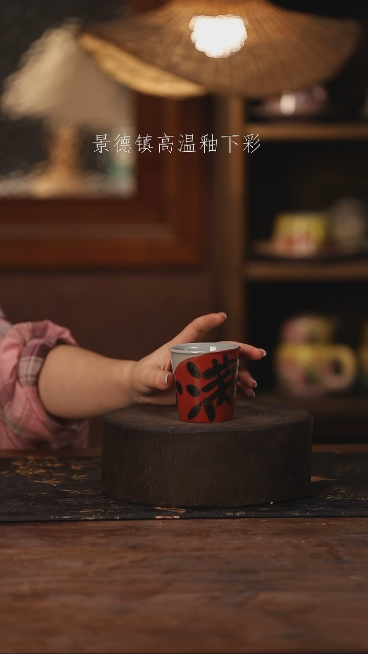 陶瓷景德镇高温釉下手绘陶瓷061