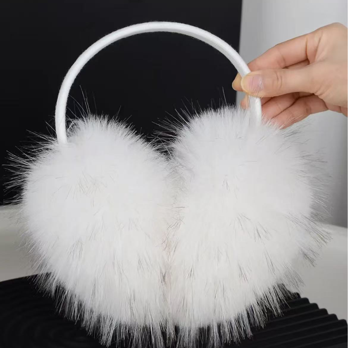 DX.DAXI【温暖】女冬季保暖简约时尚耳捂耳暖护耳朵耳包毛绒耳罩