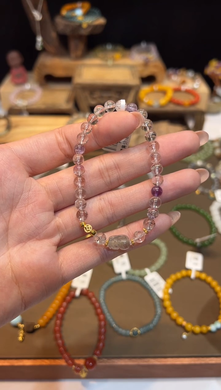 未镶嵌手链水晶手饰@@F4769