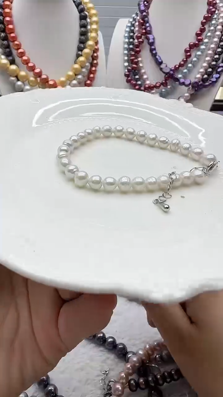 淡水珍珠未镶嵌套链6