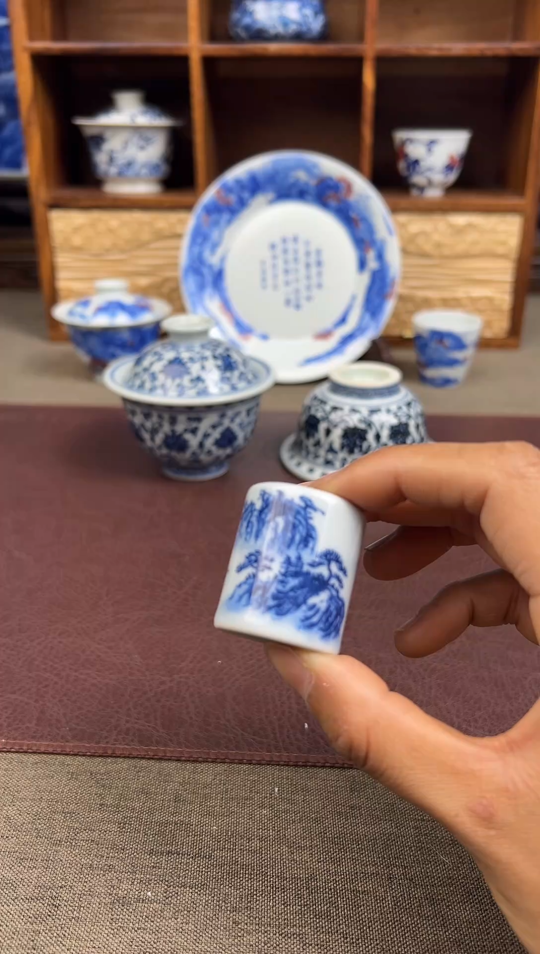 【闪购商品】杯子溪山酌茗陶瓷杯