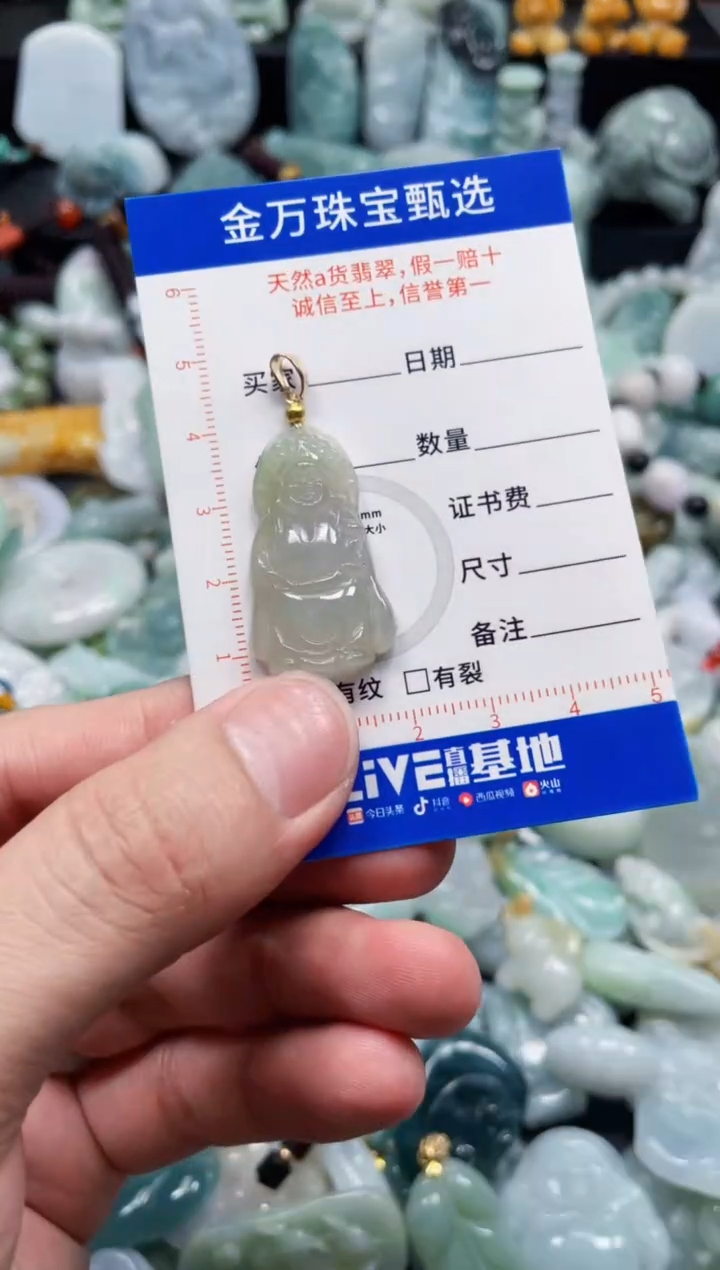 翡翠未镶嵌颈饰天然翡翠a货