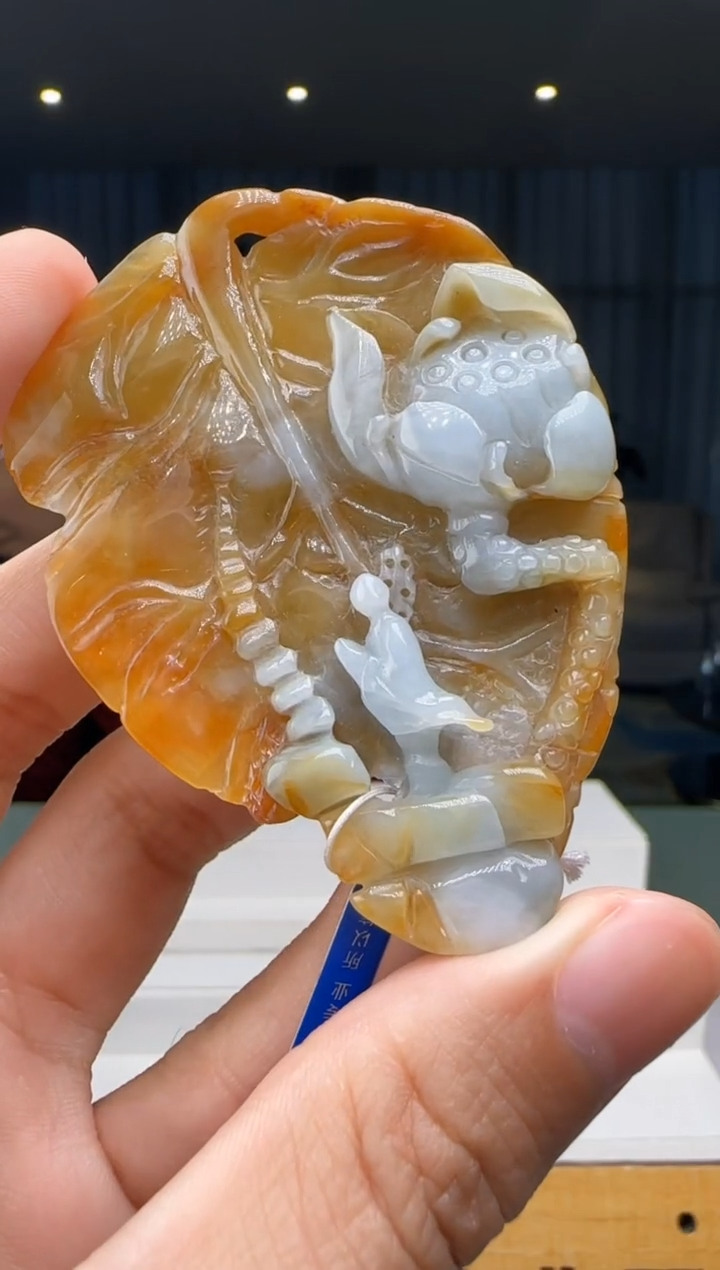 【闪购商品】翡翠吊坠(不含链)未镶嵌XM@@960Q7J01871