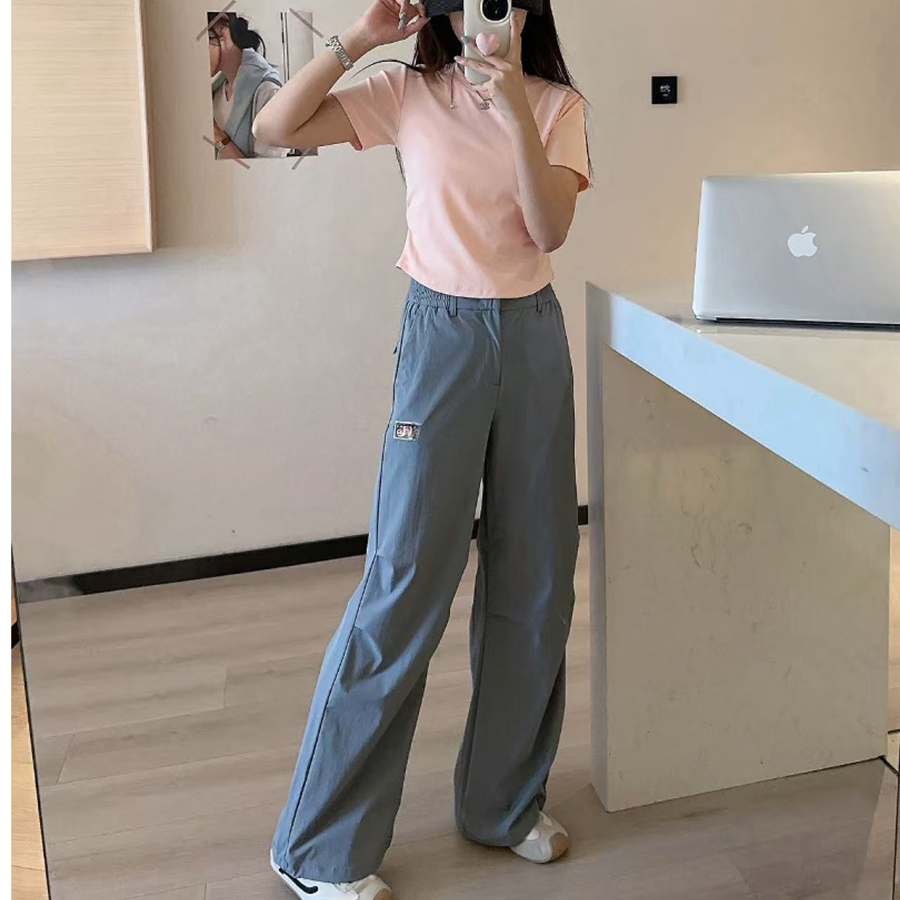 06016小狐狸梭织女士长裤《带标发》