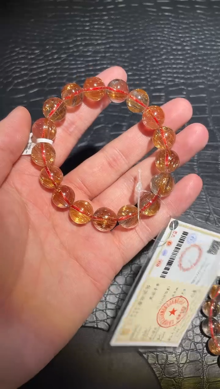 手链未镶嵌水晶单圈发晶A12