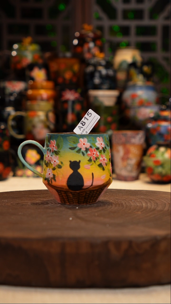 油画   手绘釉下彩815