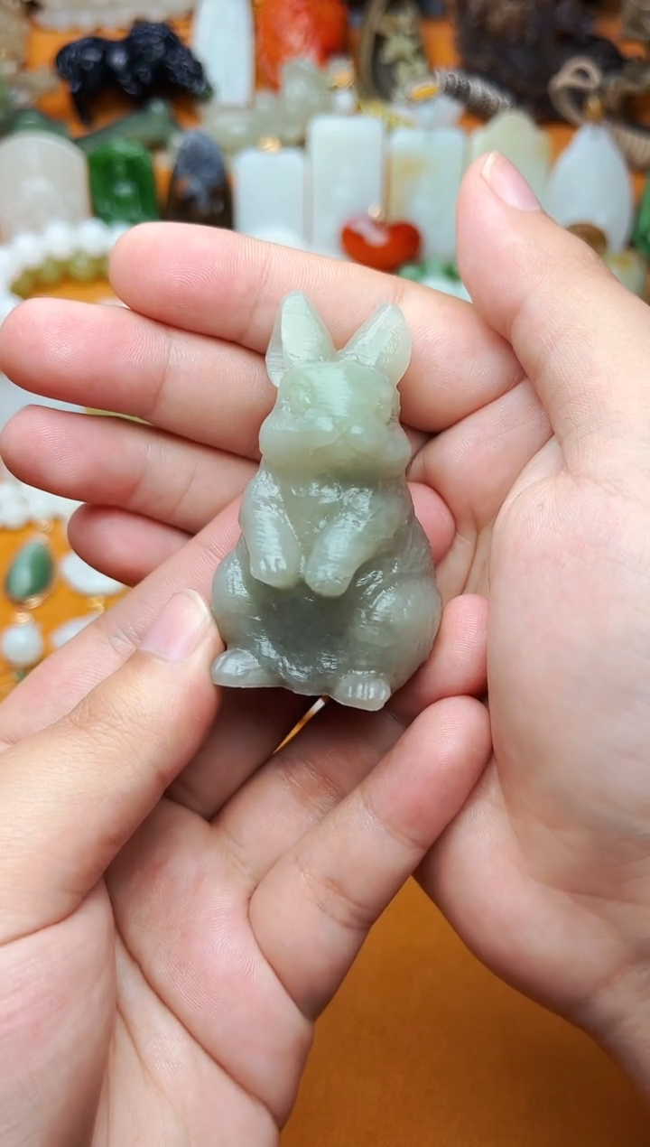 【闪购商品】和田玉摆件未镶嵌兔子