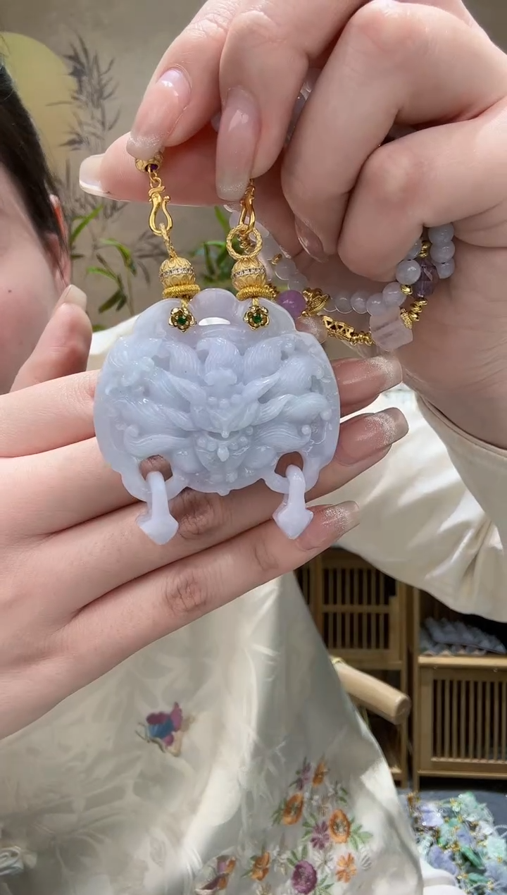 【闪购商品】翡翠颈饰未镶嵌吊坠