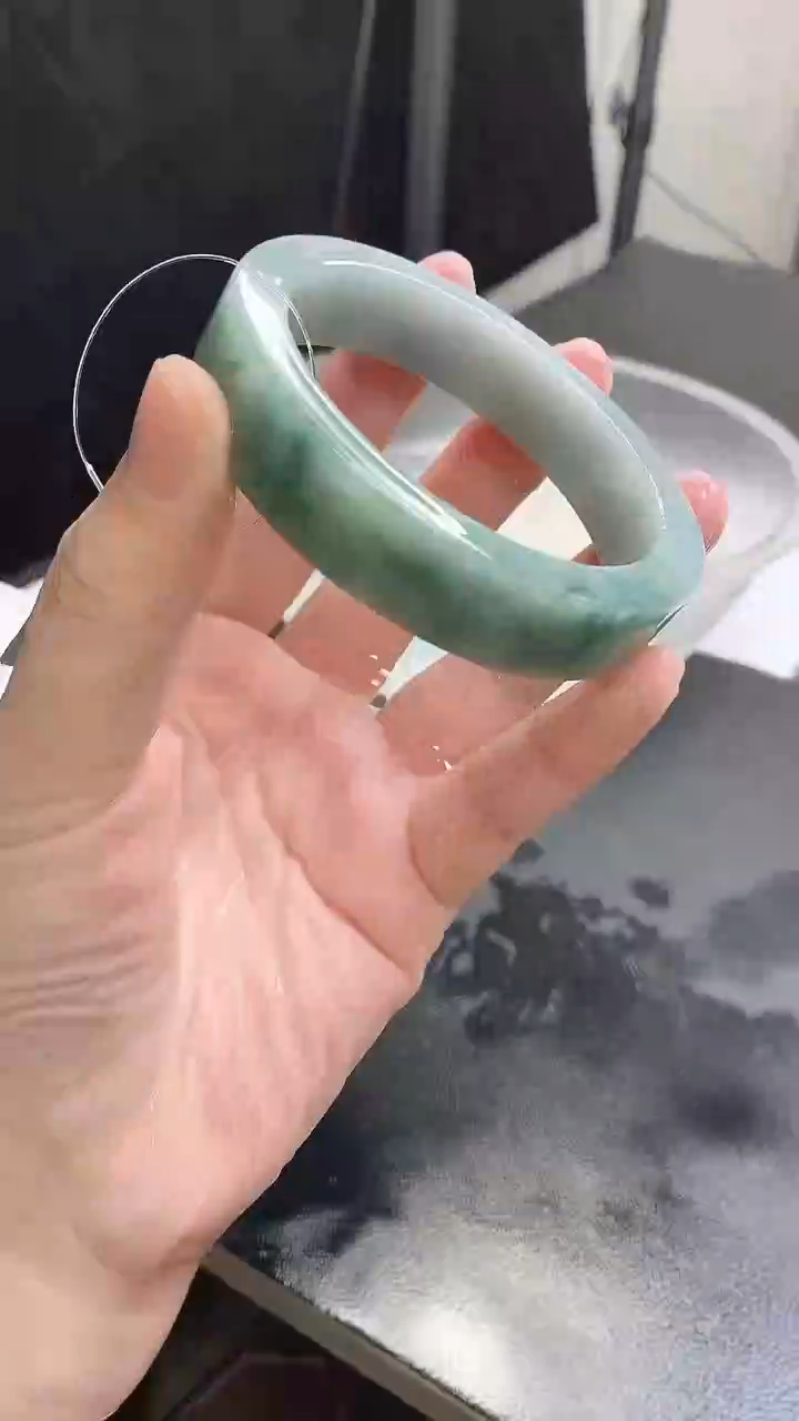 【闪购商品】定制翡翠手镯未镶嵌21 60-61正