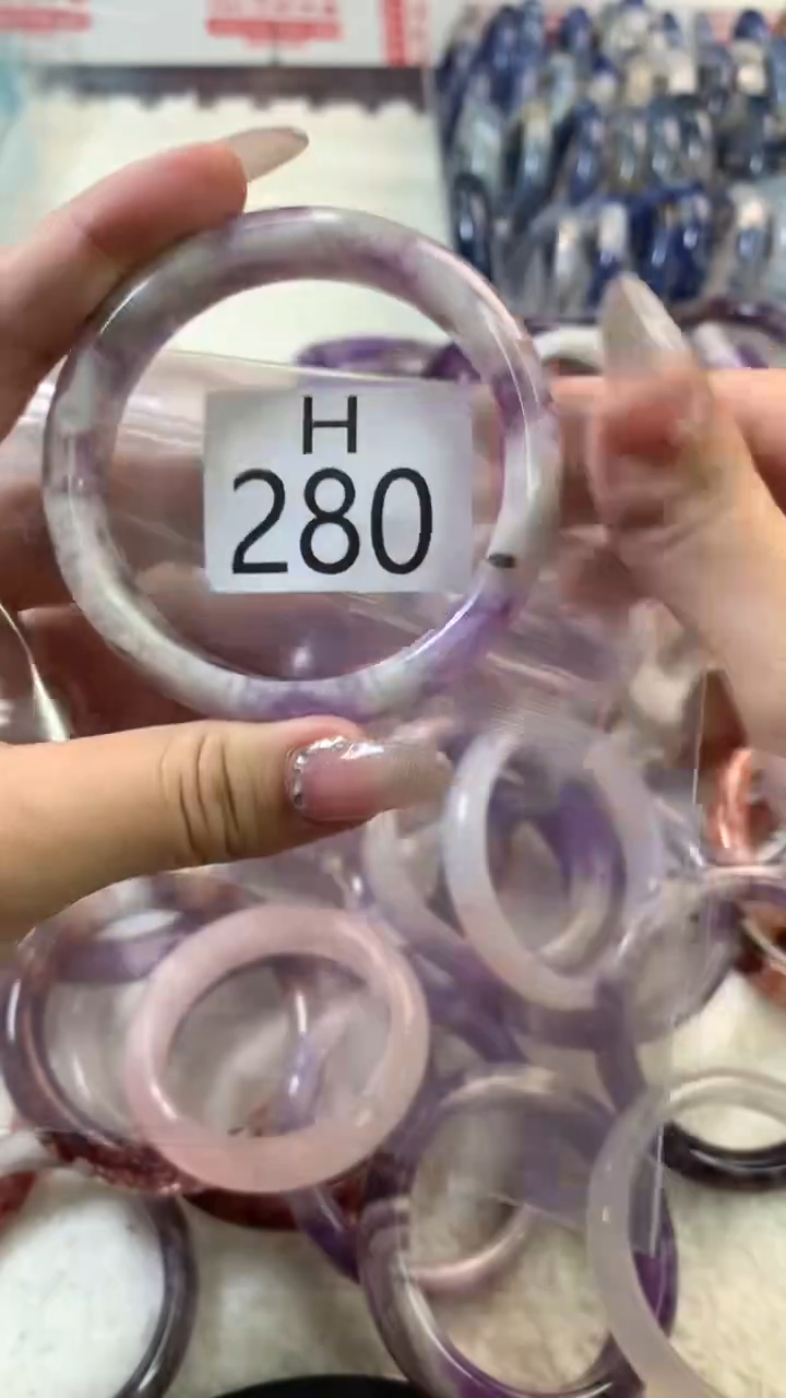 水晶手镯H未镶嵌水晶280-58