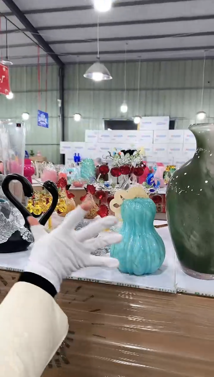 【闪购商品】无铅玻璃悠悠F-花器-30早南瓜