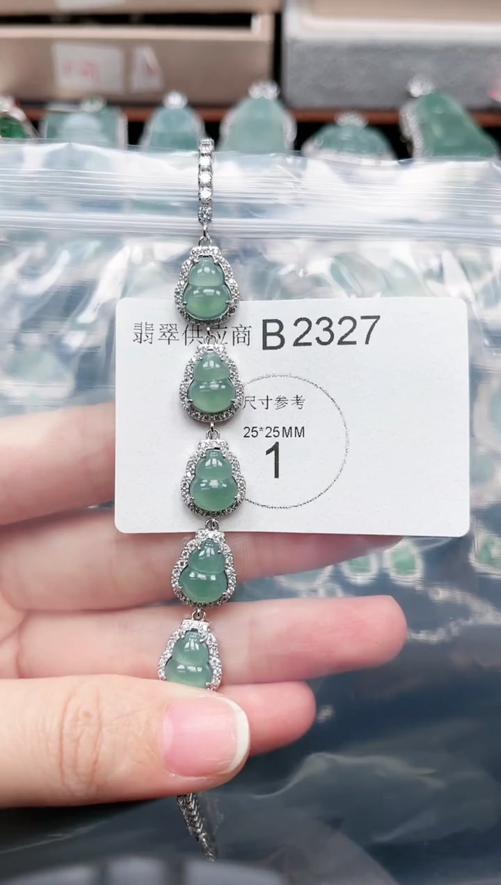 【闪购商品】翡翠颈饰未镶嵌2327赠皮绳