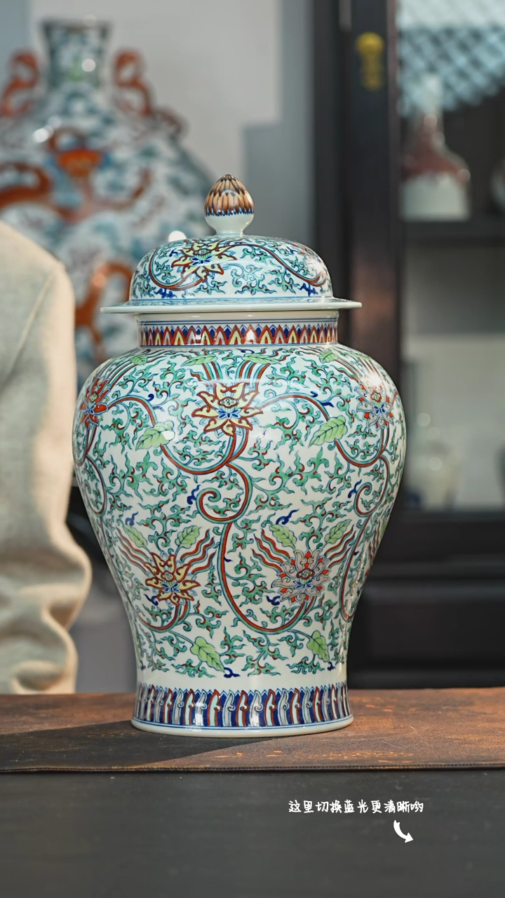 【闪购商品】中国官窑斗彩非遗传承人—涂杏花