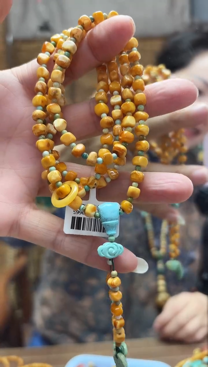 未镶嵌绿松石颈饰发一件设计款