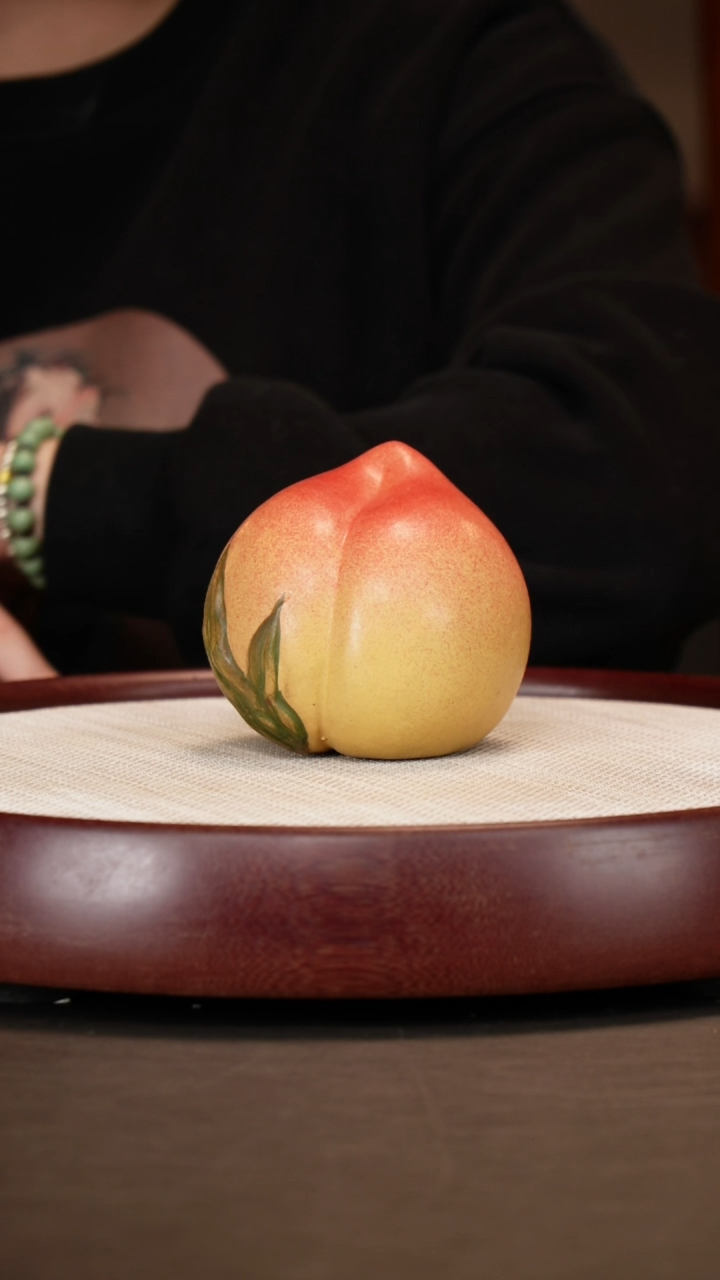 【闪购商品】紫砂茶壶茶宠大寿桃