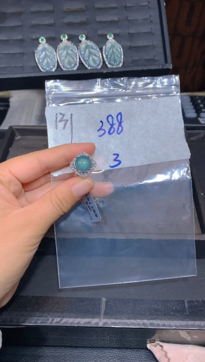 【闪购商品】定制翡翠未镶嵌131戒指多样性拍一发一毛货定制抛光